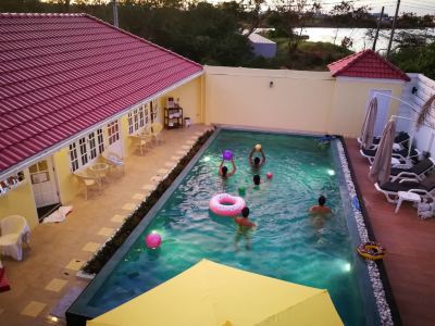 Outdoor Swimming Pool Barefeet Naturist Resort Photo