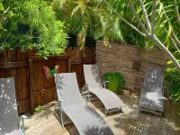 Nice quiet 2 bedroom kaz, 6 mn from Saint François and its beaches