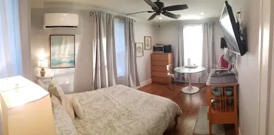 Poolhouse studio, historic neighborhood