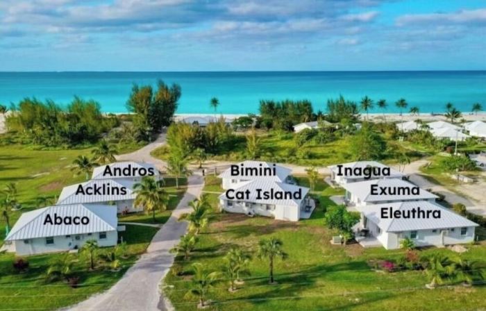 Golf Cart Included, Abaco Villa, Treasure Cay, Bahamas, 100 yards from beach