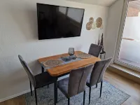 Holiday apartment directly on the beach of the North Sea and still central in Bensersiel Hotels in Esens