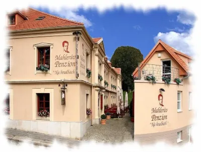 Mahleruv Penzion Na Hradbach Отели в г. 