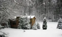 Linville River Log Cabins - Bergblick