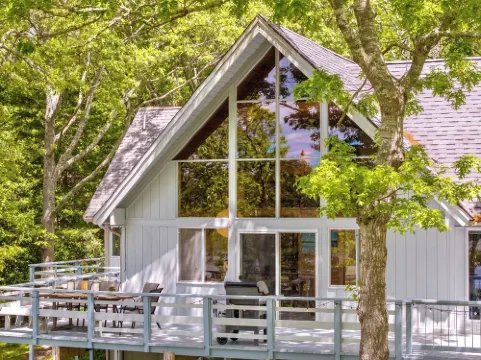 Secluded Waterfront Retreat for 8 - Private Dock, Water Views & Game Room