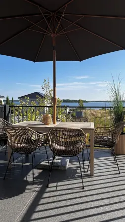 Bernstein Apartment #2 on the Goitzsche with direct lake view