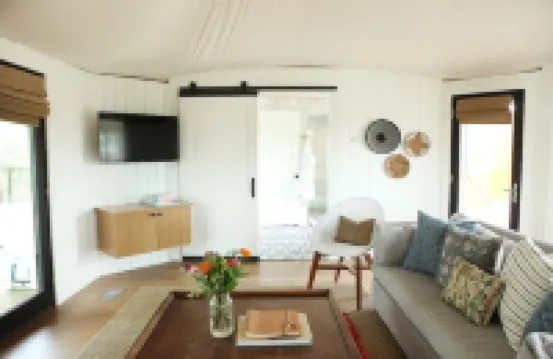 Big Dipper Safari Tent at Wahwahtaysee Resort on the San Marcos River