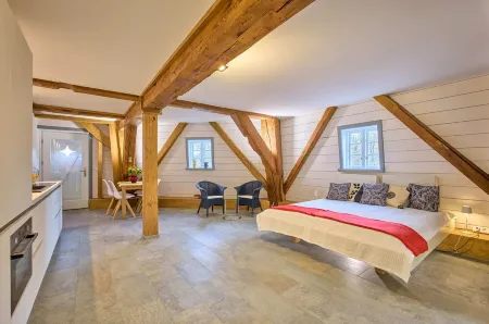 Moderne und Gemütliche Ferienwohnung in Einer Sanierten Mühle