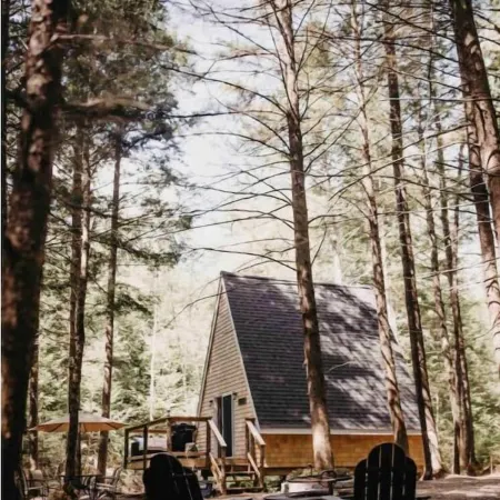 THE LILLIPAD.Off-grid A frame. Sebago lake region!