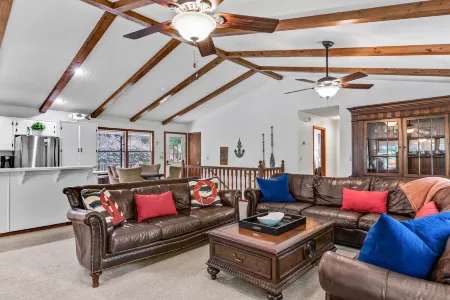 Lakefront with Dock and Hot Tub!