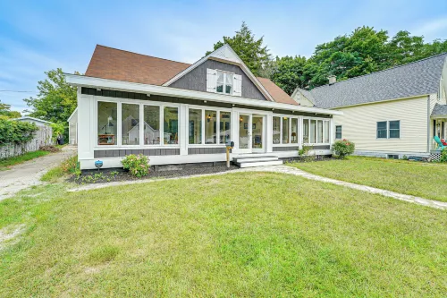 Spacious Vintage Gem w/ Sunroom in Manistee! - 4-Star