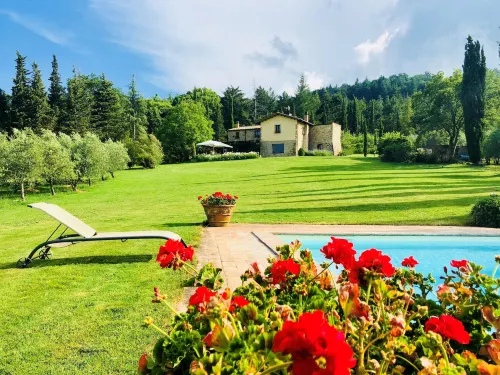 Stylish Cetona Apartment with Pool