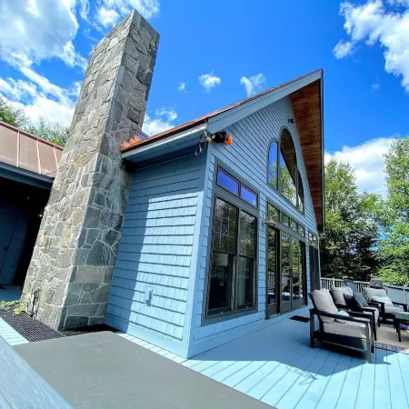 Re53 Beautiful Bretton Woods Slopeside Home, Amazing Views! AC, Hot Tub, Pool Table