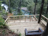 Wonderful Rustic Cabin, with Native Trees, with Rio Trancura, Equipped