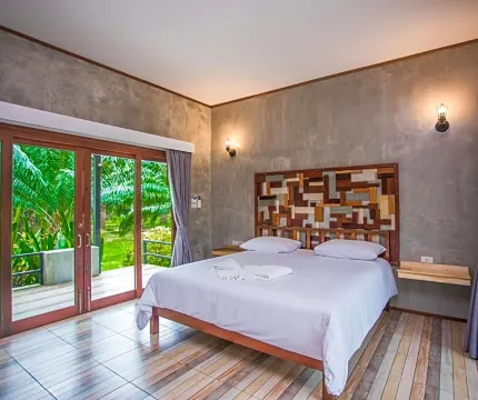 ห้องพักพร้อมเตียงคิงไซส์