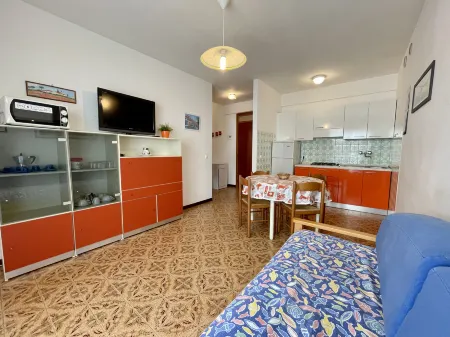 Colorful Flat by the Beach