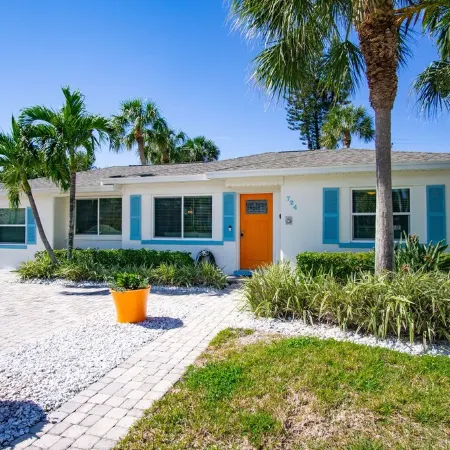 4-Bed Coastal Retreat: Heated Pool, 200 Steps to Beach, Walk to Fun!