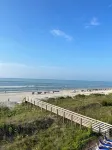 Charming 2/2 Oceanfront condo in N. Myrtle Beach, Pets, top floor balcony view.