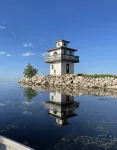 Cozy Quiet Island Light House on Water Front Hotels in Tuscola County