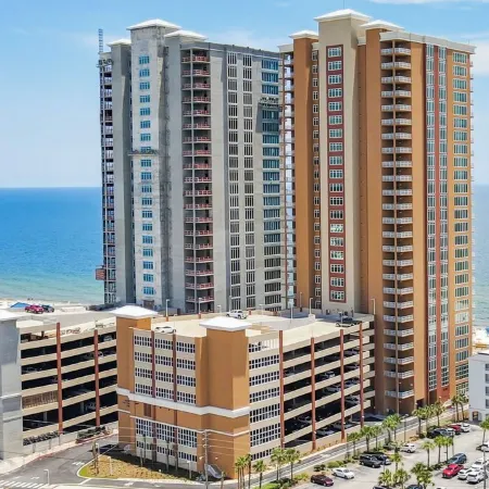 Phoenix Gulf Towers Corner Unit Beachfront Lazy River Waterslide Sleeps 12