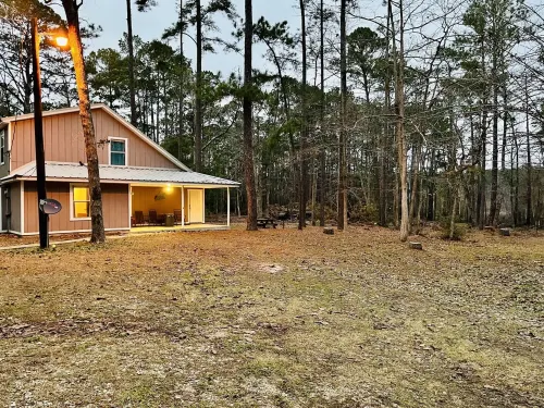 Whispering Pines is nestled in the beautiful piney woods in East Texas.