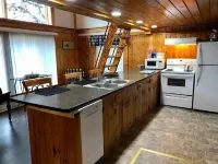 Direct Trail Access-L & R Lakeside Rentals with this Beautiful Camp on Long Lake Hotels in Square Lake