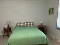 Perfect location for a Pictured Rocks adventure. Snowmobiles & trailers welcome.