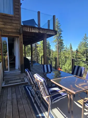 Lake Views and location. Quiet yet 10 minutes to casinos, skiing and beaches!