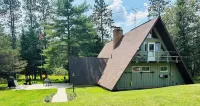 ~NEW~ Cozy A~Frame right on the AuSable River!