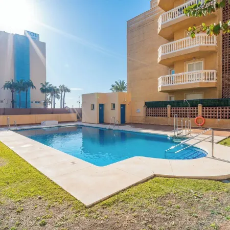 Beachfront Apartment with Pool & Sea View Terrace – Guadalmar Málaga