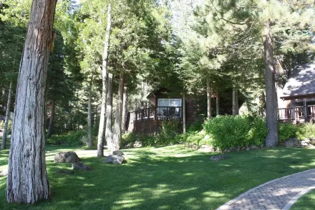 Cozy Private Lakefront Cottage Surrounded By Lush Trees Отели в г. Carnelian Bay