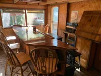 Waterfront Retreat with fenced yard, porch + bar, canal views, NEW DOCK