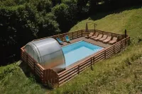 Farmhouse Blackberry Pool Wellness
