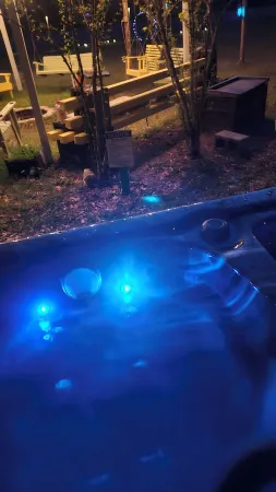 Modern relaxing cabin.  Firepit,  goats on property, and nearby fishing,.