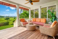 Spacious Bungalow with Golf Course View - Luxurious Island Retreat