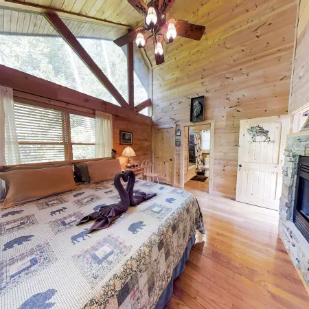 Always Kiss Me Goodnight 1 Bedroom Cabin by RedAwning