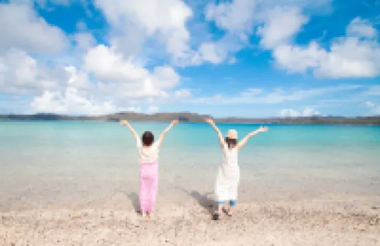 Native Sea Amami Adan on the Beach