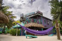 The Green Parrot Fish at King Lewey's Island Resort, Placencia Cayes, Belize