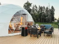 Lux Glacier Dome•Hot Tub•Sauna•Walk 2 FlatheadLake•45 mins from Glacier
