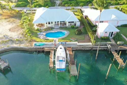 Newly Remodeled Home with Pool on the Harbor with a Beach view an a 22x40 dock.