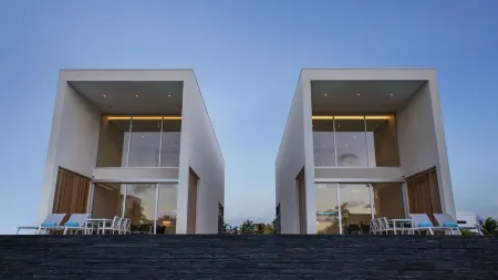 CARAIBAS fully air-conditioned vacation design villa with 20m lap pool