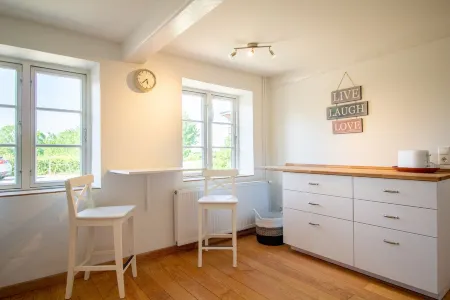 Holiday home with a large garden