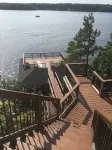 Main Lake House on a Cliff with Stunning Sunsets and Multi-Story Boat House