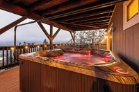 Hot Tub Fire Pit Game Room Amazing Deck Views Sky Canyon Lodge by AvantStay