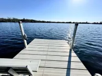 Enjoy beautiful sunsets year round from this spacious 3 BR home on Lake Orono.