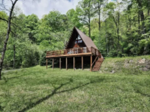 Dog Friendly Smoky Mts A-Frame with Views and Modern Decor