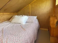 Privtate cabin-wooded trails, 5 minutes to Loon Call Lake! Pets welcome!