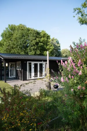 Luxe en Ruim Chalet met Airco aan het Leekstermeer. Huisdiervriendelijk Отели в г. Норденвелд