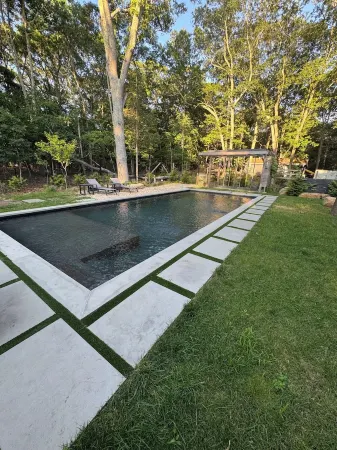 New built exclusive 3-bedroom house in East Hampton with pool, AC, fitness room