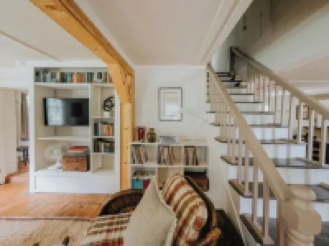 Historic farmhouse by the river in Keene, NY near Lake Placid & Whiteface Mt. Hotels in Keene