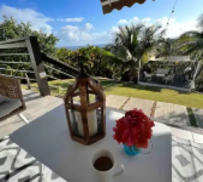 Minutes from the beach, modern home with ocean views. Pet friendly!